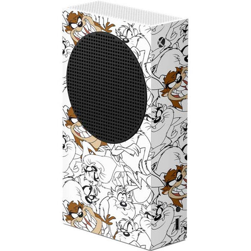 Looney Tunes Tasmanian Devil Super Sized Pattern Xbox Series S Console Skin